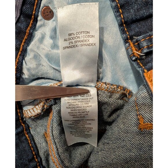 Lucky Brand Boys 18 Dark Wash Skinny Jeans Authentic Youth Denim Skater kid pant - Picture 7 of 8